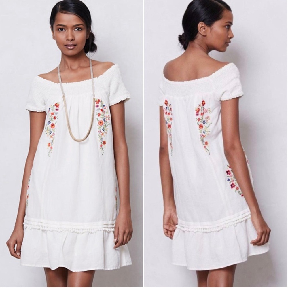 Moulinette soeurs Smock embroidered dress (sz. 6)